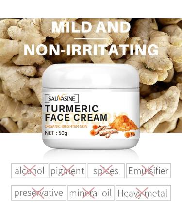 Turmeric Face Cream - Anti-Aging Moisturizer for Dark Spots & Wrinkles | Skin Repair & Hydration - 1.76 OZ - Buy Online on GoSupps.com