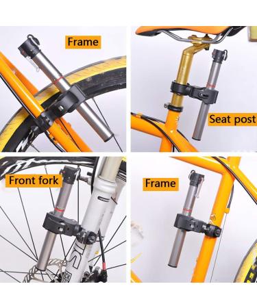 2pcs Universal 360 Rotation Bike Flashlight Mount Holder | Adjustable Bicycle Light Stand with Quick Release Buckle - Buy Online on GoSupps.com