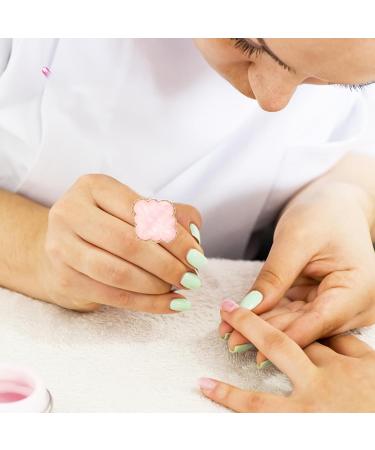 Palettes de Manucure Annulaires 2 Pi ces Taille R glable R sine Rose pour Nail Art Professionnels et Particuliers Usage Facile Mixage Vernis Ongles Cloud et Feuille - Buy Online on GoSupps.com