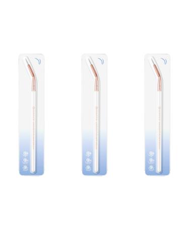 essence ANGLED EYELINER BRUSH white defining vegan nanoparticle free pack of 3 (3x1pcs)