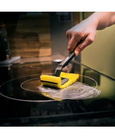 Cerama Bryte Combo Kit: Cooktop Cleaner & Scraper Pads for Glass-Ceramic Surfaces - 10oz, 6 Piece Set - Buy Online on GoSupps.com