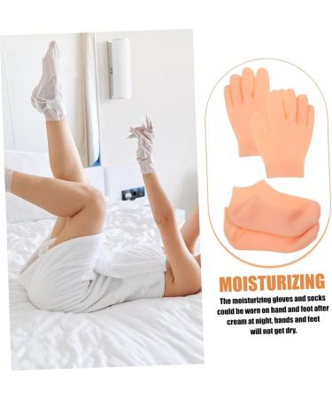 BIUDECO 1 Set Beauty Gloves Socks Comfortable Moisturizing Gloves Dry Hand Moisturizing Gloves for Women Dry Hand Moisturizing Gloves for Lady Moisturizing Gloves for Dry Hand - Buy Online on GoSupps.com