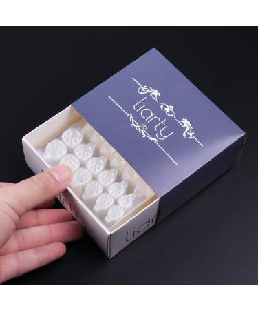 LIARTY 1200pcs (50 Sheets) Nail Glue Sticker Adhesive Double Sided False Nail Gel Tape Tabs Transparent Fake Nails Tips 1200pcs (50 Sheets) with box