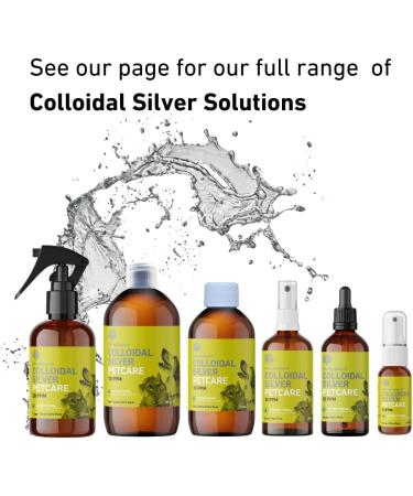Nature's Greatest Secret Antibacterial Colloidal Silver Petcare 10ppm 250ml Bottle - Premium Quality Smallest Particle Size - Natural Formula - Buy Online on GoSupps.com