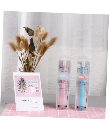 Minkissy 4-Piece Wangan Hair Toothbrush Set - Extra Soft Manual Tooth Cleaning Brushes | Portable & Ideal for Women | International Shipping Available - Buy Online on GoSupps.com