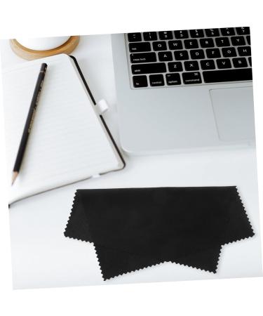 Beavorty 10pcs Glasses & Phone Screen Cleaning Cloth - Premium Cotton Lens Cloths for Crystal Clear Screens - Black - Buy Online on GoSupps.com