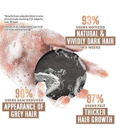 Mane Gray Reverse Bar Natural Hair Darkening Bar Spartan Gray Hair Reverse Bar Hair Darkening Shampoo Bar Mane Gray Hair Reverse Bar For Women And Men (1 Pcs) - Buy Online on GoSupps.com