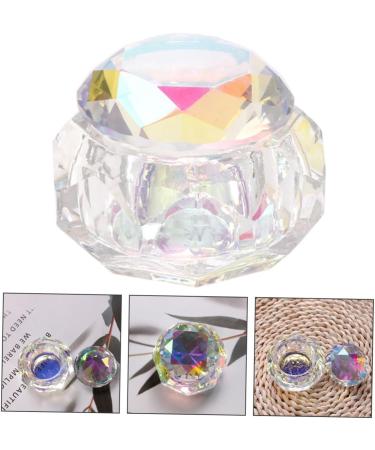 Housoutil Crystal Glass Nail Dish Glass Crystal Nailart Cup Glass Crystal Cup for Terrarium Dappen Dishes for Acrylic Women Nail Cup Glass Dishes Modeling Women's Penholder - Buy Online on GoSupps.com