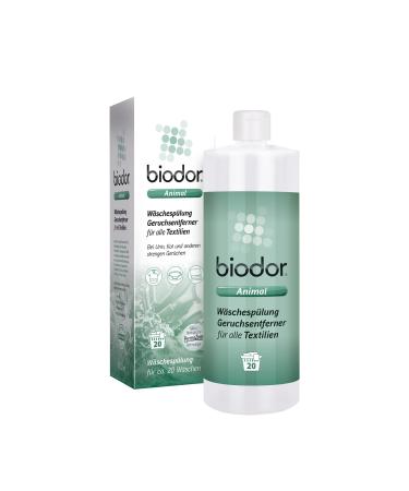 Biodor Animal laundry flush 1l odor neutralizer odor remover & cleaner for the animal environment enzyme cleaner urine feces & other strict smells stain remover & cleaning - Buy Online on GoSupps.com
