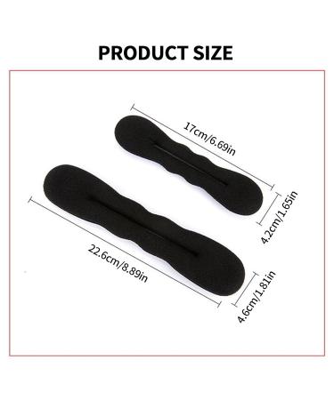 MMDOCO 4-Piece Hair Styling Set - Bun Maker Magic Hair Donut Rolls Curlers & Clips for Perfect Hairstyles - Buy Online on GoSupps.com