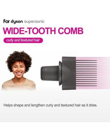 Wide-Tooth Comb Nozzle Attachment for Dyson Supersonic Hair Dryer HD01 HD02 HD03 HD04 HD08 - Enhance Styling & Drying Efficiency - Buy Online on GoSupps.com