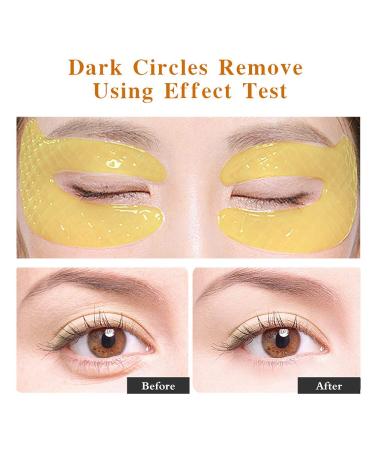 24K Gold Under Eye Patches - Hydrating Gel Mask for Dark Circles, Puffy Eyes, and Wrinkle Repair - Buy Online on GoSupps.com