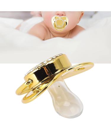 Handmade Bling Pacifier & Clip Set for Newborns | Personalized DIY Baby Photo Decoration | International Shipping - Buy Online on GoSupps.com