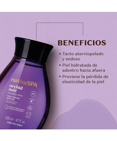 O Botic rio Nativa SPA Body Oil (Orchid Noire) - Buy Online on GoSupps.com