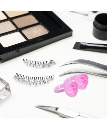 SOIMISS Lot De 100 Supports D'anneaux Ovales Roses Pour Pigments Et Extensions De Cils Outil Portable Professionnel Pour Maquillage Et Tatouage - Buy Online on GoSupps.com