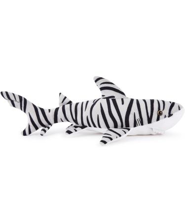 Zappi Co Tiger Shark Plush Toy - 33cm Ultra Soft, Realistic & Eco-Friendly - Buy Online on GoSupps.com