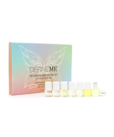 DefineMe Mini Perfume Gift Set Pack of 7 Scents Rollerball Roll-on Natural Perfume for Women