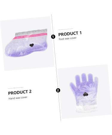Beavorty 2paires Et Chaussettes De Th rapie Paraffine Lavande Pour Soins Des Mains Couverture De Spa Hydratante Pour Traitements De Beaut  - Buy Online on GoSupps.com