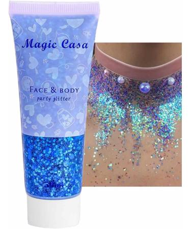  Jildouf Face glitter - Shimmering liquid eyeshadow with body gel glitter gel for body and nails hair glitter body gel for women Jildouf - Buy Online on GoSupps.com