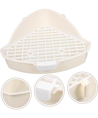 Yardwe 2pcs Rabbit Triangle Potty Toilet Guinea Pig Enclosure Guinea Pig Potty White Pet Hamster Abs 25.00X19.00X10.00CMx2pcs Whitex2pcs - Buy Online on GoSupps.com