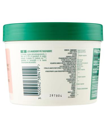 Garnier Fructis Hair Food Anguria - Maschera 3-in-1 per Capelli Fini | 97% Ingredienti Naturali Senza Siliconi | Trattamento Balsamo & Maschera Senza Risciacquo - Spedizione Internazionale - Buy Online on GoSupps.com