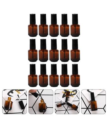 Beaupretty 15 St. Empty Nail Polish Bottles - Refillable Glass Nail Cosmetic Containers for Easy Packaging (5.3x3.2 cm) - Buy Online on GoSupps.com