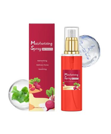Aislor 100ML Non Greasy Facial Spray for Women Girls Quick Absorbing Hydration Long Lasting Moisturizer Dry Skin Relief Refreshing Skin Care Companion Red One Size One Size Red