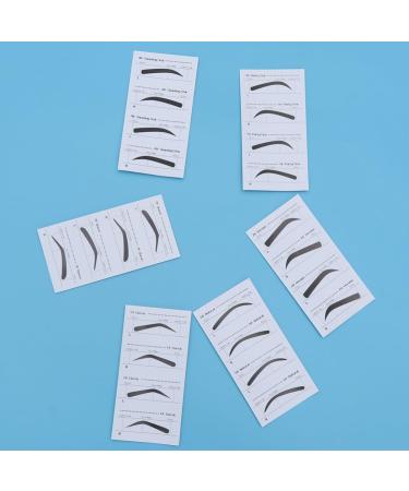 Housoutil 4 Sets Stickers Eyebrow Stencil Eyebrow Shaping Template Eyebrow Moulds Tool Cosmetic Eyebrow Card - Buy Online on GoSupps.com