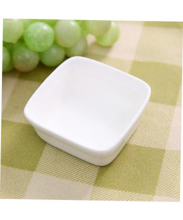 Zerodeko 2pcs Sauce Plate Sauce Dipping Bowl Ceremic Dipping Snack Platter Mini Bowls Ceramic Dessert Plate Seasoning Sauce Dish Condiment Dish Bowl Small Glass Bowls White Food Blush - Buy Online on GoSupps.com