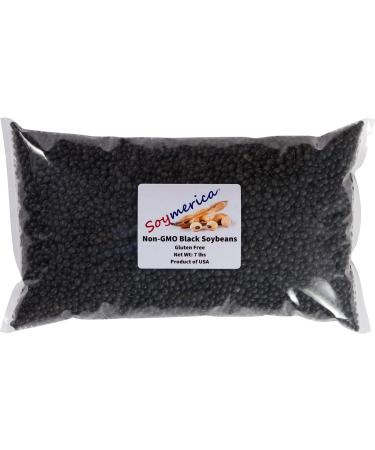 Soymerica Non-GMO Black Soybeans - 7 Lbs (Newest Crop). Identity Preserved (IP). Keto Friendly Low Carb. Great for Soy Milk and Tofu. 100% Product of USA