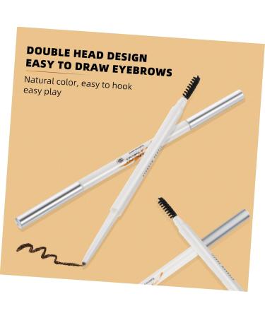 VINTORKY 2pcs Abs (shell) Eyebrow Pencil Brown Waterproof Gray Eyebrow Pencils Eyebrow Tool - Buy Online on GoSupps.com