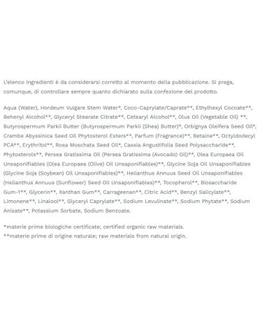 Organic Face Cream with Rosa Mosqueta | Nourishing 50 ml | Made in Italy | International Shipping - Buy Online on GoSupps.com