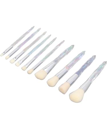Powder Brush 10 Pieces Ergonomic Professional Makeup Brush Set Soft Skin-Friendly for Party and Daily Life - Buy Online on GoSupps.com