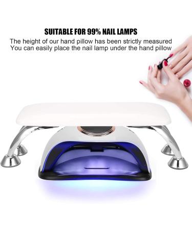 Nail Art Hand Pillow Hand Rest Pillow Nail Arm Rest Detachable Nail Art Hand Pillow Salon Arm Hand Rest Cushion with Stainless Steel Support for Nail Tech Use - Buy Online on GoSupps.com