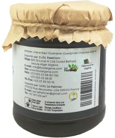 Date Syrup - Natural Date Molasses JOUHART de GHARDAIA 250 Gr Jar Cold Pressed Artisanal - Buy Online on GoSupps.com