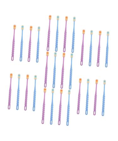 TOVINANNA 28 STK toothbrush soft children's toothbrush toothbrushes with dental floss hand toothbrush for children toothbrush for girls brushes grip pp detergent care toddler