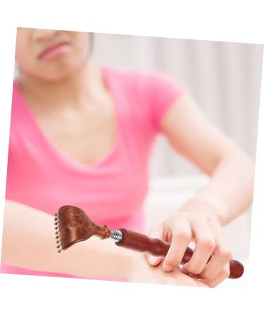 Frcolor 4-Piece Stretch Tickling Body Massager Set - Anti-Itch Telescopic Scratching Tool in Rosewood for Ultimate Relief - Buy Online on GoSupps.com