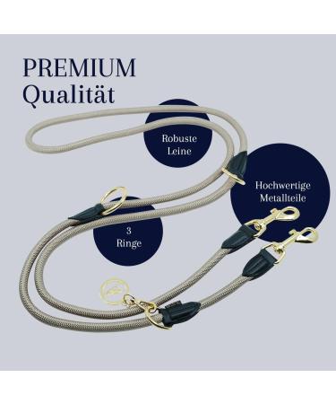 Kaufen Sie die 3M Velvetier verstellbare Hundeleine f r gro e und mittelgro e Hunde | Robuste Paracord F hrleine aus Nylon mit 2 Karabinerhaken (W stentarn 3 m x 1 1 cm) Ideal f r Spazierg nge - Buy Online on GoSupps.com