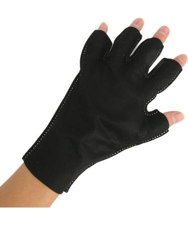 Gel Nail Lamp Protective Gloves with Anti-Blackening Band to Prevent Hands from Darkening Fingerless for Drying Nails  - Buy Online on GoSupps.com
