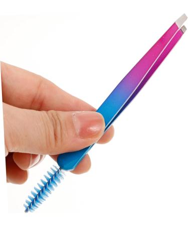 HAPINARY Stainless Steel Eyebrow Tweezers Brow Clip Travel Eyebrow Clamp Brow Tool Tweezers for Women Eyebrow Tweezer with Brush Beauty Accessories Tweezers for Eyebrow Beauty Tools - Buy Online on GoSupps.com