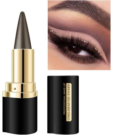 Black Gel Eyeliner - Black Eyeliner Gel Quick Drying | Longwear Eyeliner Gel Stick Makeup Eye-Liners Cream Eyeliner Tool Smudge Proof Eyeliner Pencil Frifer - Buy Online on GoSupps.com