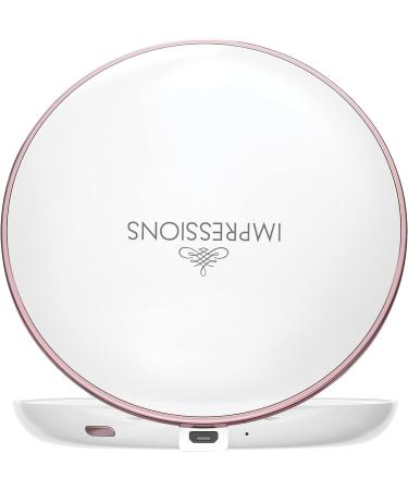 Impressions Coco LED Compact Mirror with Dimmer Button - Travel Makeup Mirror with 7X Magnifying Glass - Buy Online on GoSupps.com