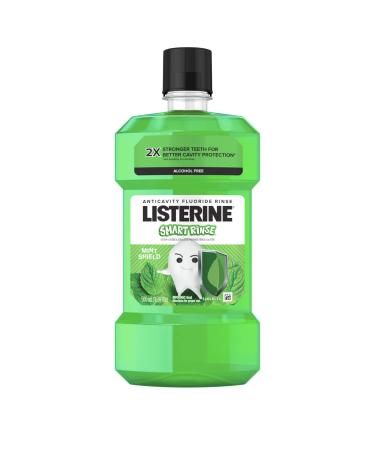Listerine Smart Rinse Kids Alcohol-Free Anticavity Sodium Fluoride Mouthwash  ADA Accepted Oral Rinse for Dental Cavity Protection  Mint Shield Flavor for Children's Oral Care  500 mL - Buy Online on GoSupps.com