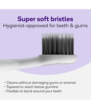 Burst Pro Sonic Toothbrush for Adults | Advanced Electric Toothbrush with Soft Bristles 33 000 Vibrations & Long Battery Life - White - Buy Online on GoSupps.com