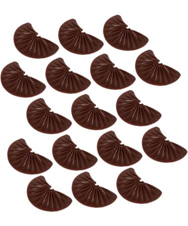 ibasenice 48 Pcs Imitation Chocolate Chips Shop Display Prop Small Chocolate Model Multi-function Chocolate Decor Chocolate Bar Maker Simulated Chocolate Pvc Food Play Dessert 3.50X2.50X0.20CMx2pcs 1 - Buy Online on GoSupps.com