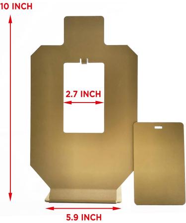 Atflbox Metal Silhouette Shooting Target Stand for Pistols - 2 Pack - Buy Online on GoSupps.com