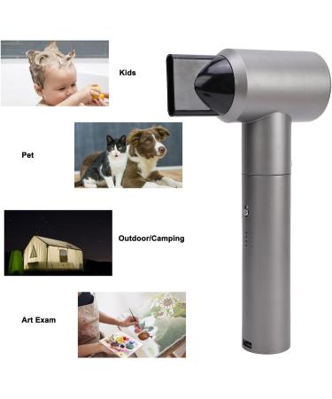 Cordless Hair Dryer USB Rechargeable Portable Blow Dryer 4 Level Battery Display Cold and Hot Air Adjustable Hair Dryer - Buy Online on GoSupps.com