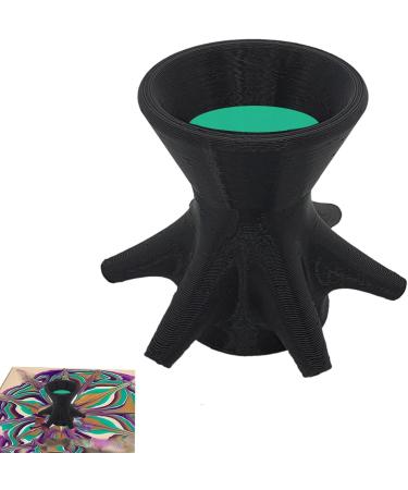 Artistic Color Cups for Pouring - Reusable Flower Pattern Mixer Cups with Funnel Legs for Acrylic Paint - Buy Online on GoSupps.com