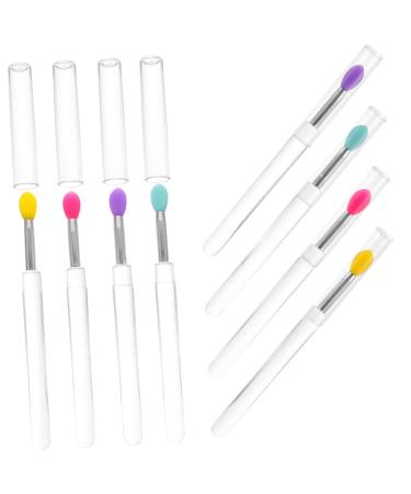 16 Pcs Portable Lipstick Brush Set - Silicone Lip & Eye Makeup Tools for Flawless Application - Buy Online on GoSupps.com