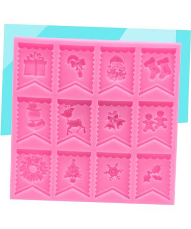 Cabilock 3pcs Silicone Molds DIY Baking Molds Xmas Fondant Christmas Mold Silicone Bunting Fondant Mold Fudge - Buy Online on GoSupps.com